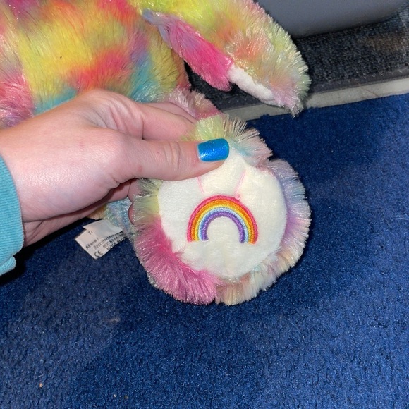Rainbow tie dye teddy bear - Picture 2 of 5